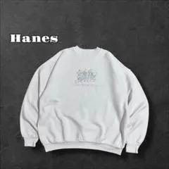 Hanes ヘインズ 00s スウェット サンフランシスコ 刺繍 ホワイト