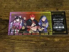 超かぐや姫 カラオケの鉄人コラボ 箔押しチケット風カード ブラック