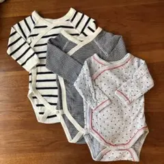 3枚セットPETIT BATEAU ロンパース