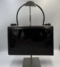 昭和レトロ 60年前 ヴィンテージ エナメル 黒