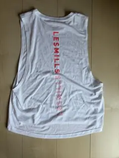Reebok LESMILLS タンクトップ ホワイト ノースリーブ トップスのサムネイル
