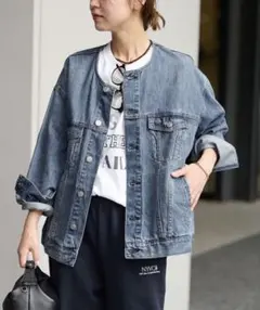 【美品】JOURNAl STANDARD relume デニムジャケット JOURNAL STANDARD relume デニムジャケット gジャン 「追加 / 新