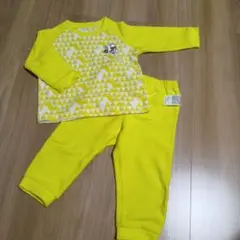 プーさん ベビーパジャマ 上下セット 95cm