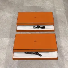 ［匿名配送 送料込み］HERMES カシシル 空箱 2026年リボン セット
