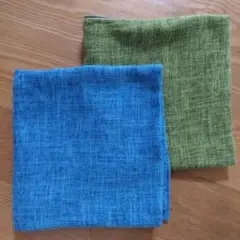 クッションカバーセット　Blue×Green