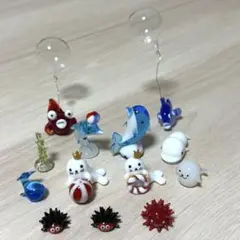 ガラス細工　海系セット