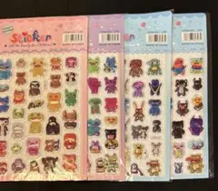 ファグラー ぷくぷくシール 4枚セット