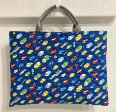 ハンドメイドニコちゃん柄レッスンバッグ 入学準備入園準備スクール