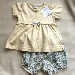 新品タグ付きbebe reduction ベビー服 セットアップ 80-90のサムネイル