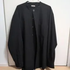 GU バンドカラーシャツ　 ブラック　XL