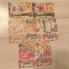 アイカツカード　エンジェリーベアコーデ なないろマカロンコーデ 星宮いちご