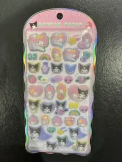 【正規品】サンリオ　My Melody & Kuromi コットンパフィー