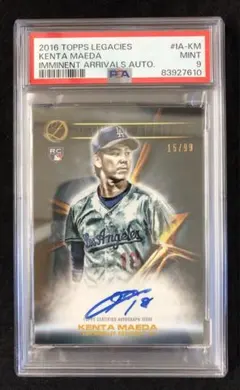 【限定】前田健太★直筆サインレリックカード★世界で99枚 限定】前田健太☆直筆サインレリックカード☆世界で99枚 2025年