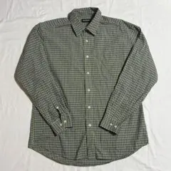 00s old uniqlo ユニクロ チェック長袖シャツ 古着