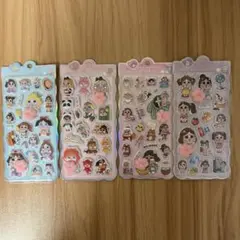 ア*ー様 蓄光 クライベイビー 肉球シール おしりシール ぷくぷくシール 4枚セ