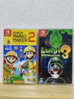 Switch カセット スーパーマリオメーカー2 ルイージマンション3