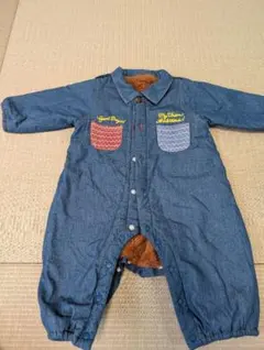 デニム調ロンパース A VISION OF FUTURE