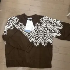 マシンウォッシャブル　ニットセーター