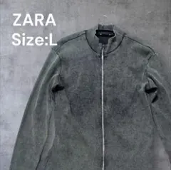 【即完】ZARA 短丈ビンテージ風ジップアップ