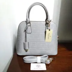 【新品】ペレンネ PERENNE 2way ハンドバッグ ショルダーバッグ L