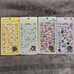 ポムポムプリン シナモロール ハンギョドン はぴだんぶい シール 4枚セット