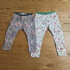 Zara baby 花柄レギンス2枚