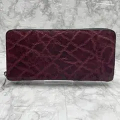 極美品✨L.E.D.BITES 　長財布 エレファント ラウンドジップ レッドのサムネイル