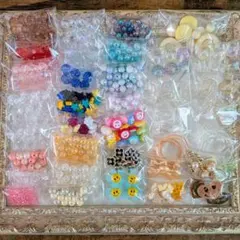 キッズ向け/アクリルビーズ/プラパーツ等 まとめ売り
