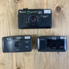 JUNK ジャンク　3台のコンパクトフィルムカメラのサムネイル