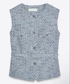 ツイードベスト ZARA