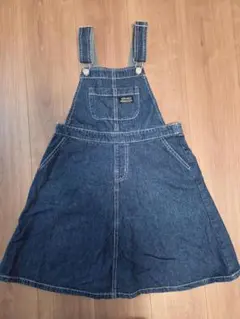 キッズ　デニム　ジャンパースカート