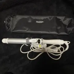 SALONIA セラミックカールヘアアイロン 32mm ホワイト