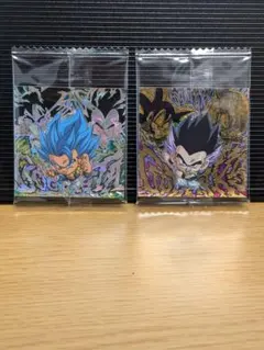 ドラゴンボール超戦士シールウエハース14 SECゴテンクス　UR極ゴジータ