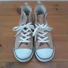 CONVERSE ALL STAR 22cmベージュ キッズハイカットスニーカー