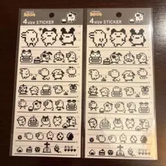 たまごっち　4サイズ ステッカー 2枚セット②