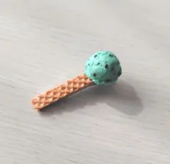 ミニチュア アイスクリーム ヘアクリップ