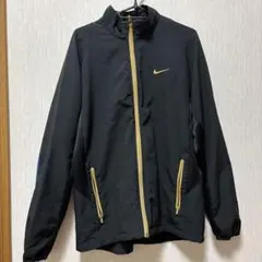 Nike ナイロンジャケット 黒/金 赤/青