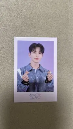 seventeen ホシ　HOSHI 缶バッジ　LOVE