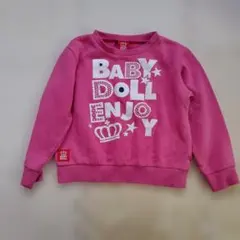 BABY DOLL トレーナー 120cm ピンク