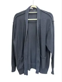 GU ジーユー ウォッシュドVネックカーディガン　ユニセックス Lサイズ