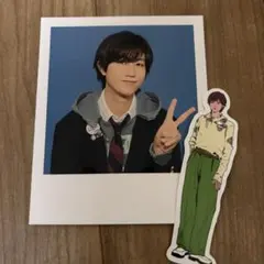 スノカレ2026特典　インスタント写真風カード&ステッカー　阿部亮平