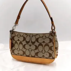 1082 COACH コーチ アクセサリーポーチ シグネチャー ワンショルダー