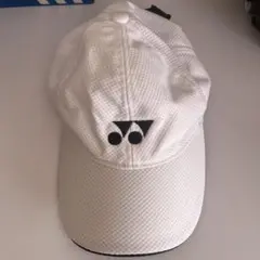 ホワイト メッシュキャップ 調整可能 YONEX