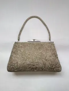 ヴィンテージ　総ビーズ　クラッチバッグ　昭和レトロ　パーティー　和装　舞台小物に