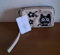 黒猫ちゃん　3ファスナーポケットポーチ