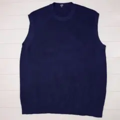 UNIQLO ネイビー ノースリーブベスト XL