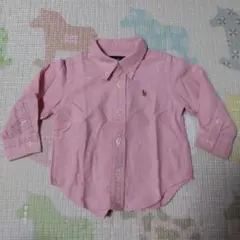 Ralph Lauren ラルフローレン ピンク ボタンダウンシャツ 80cm