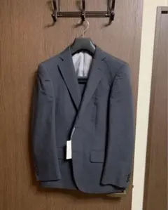 Y4新品未使用！人気激安！張りのあるコットン素材！セットアップグレースーツ！処分