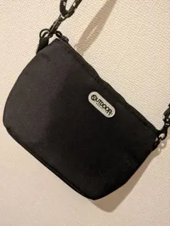 Samansa Mos2 ロープショルダーバッグ 別注 OUTDOOR ブラック