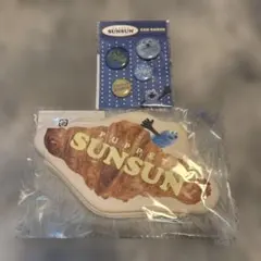 PUPPET SUNSUN ポーチ＆缶バッジセット